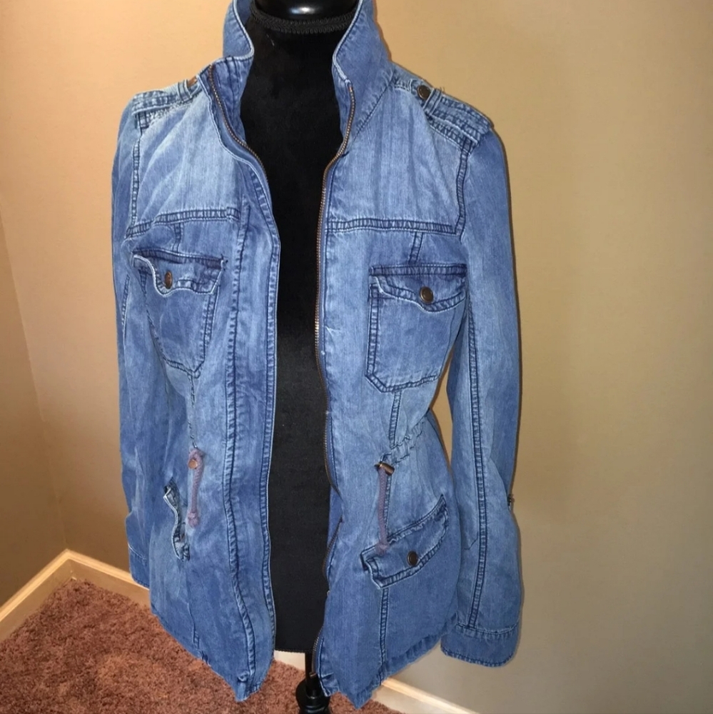 COPY - Matrices cargo style Jean jacket